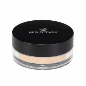 Packshot Mineral Make-up Foundation gelblich-hell mit geschlossenem Deckel.