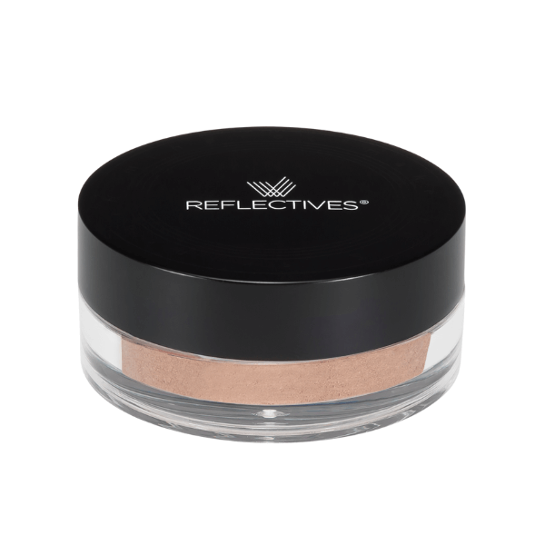 Mineral Foundation neutral-leicht gebräunt mit geschlossenem Deckel.