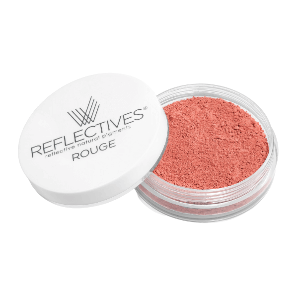 REFLECTIVES® Rouge lachs: oranges Rouge mit geöffnetem Deckel