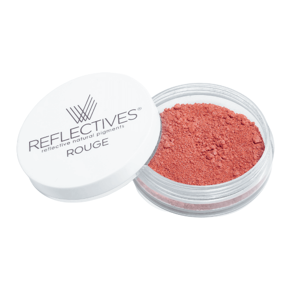 REFLECTIVES® Rouge warm terracotta mit geöffnetem Deckel