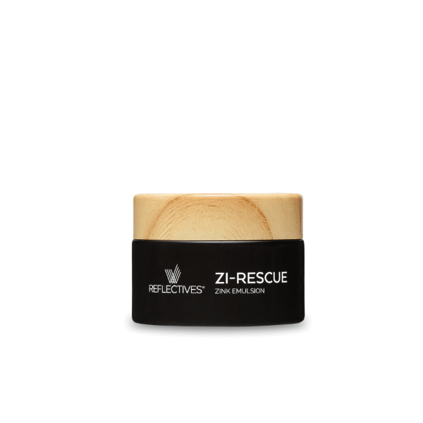 Zi-Rescue Anti-Pickel-Creme mit Zink: Packshot des 30ml-Tiegels von vorne.