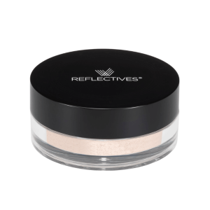 Packshot Mineral Make-up neutral-weiß mit geschlossenem Deckel.